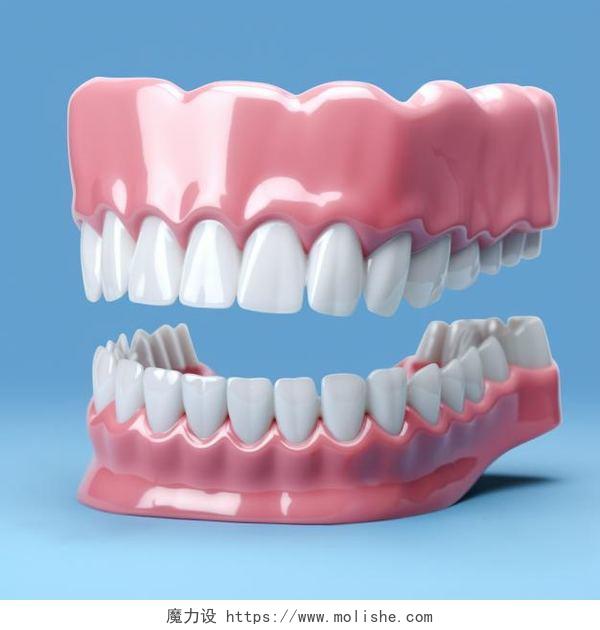 爱牙日牙齿模型建模元素